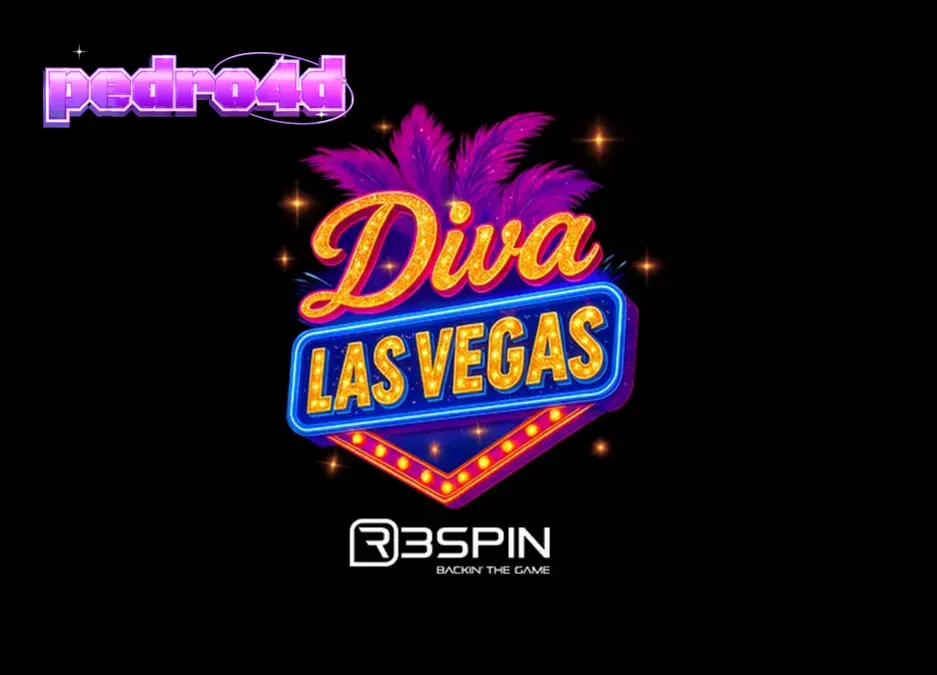 Tampilan visual slot Diva Las Vegas dengan tema gemerlap kasino dan roda bonus
